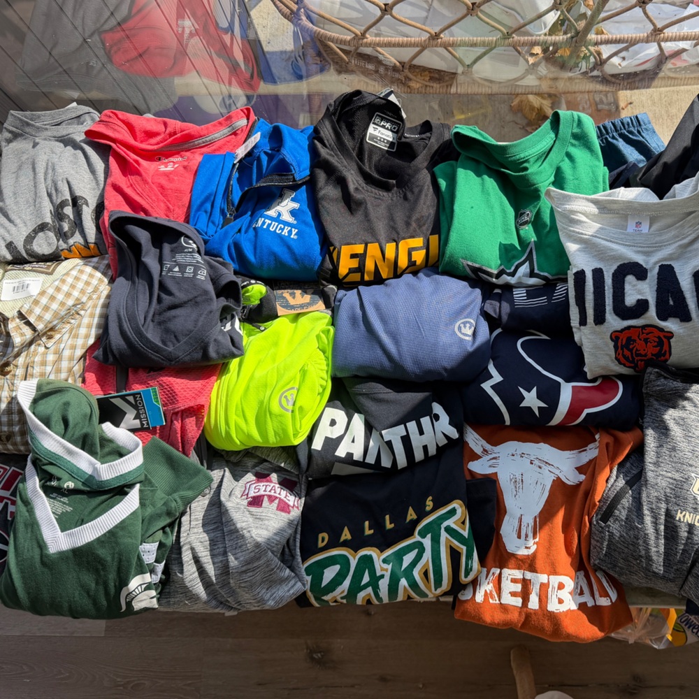 New athletic tops reseller bundle